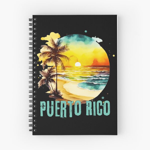 Item preview, Puerto Rico: atardecer vintage puertorriqueño, amanecer en Puerto Rico, estilo de vida en la playa, vacaciones de primavera, vacaciones tropicales designed and sold by Sun Sand & Sea Art.
