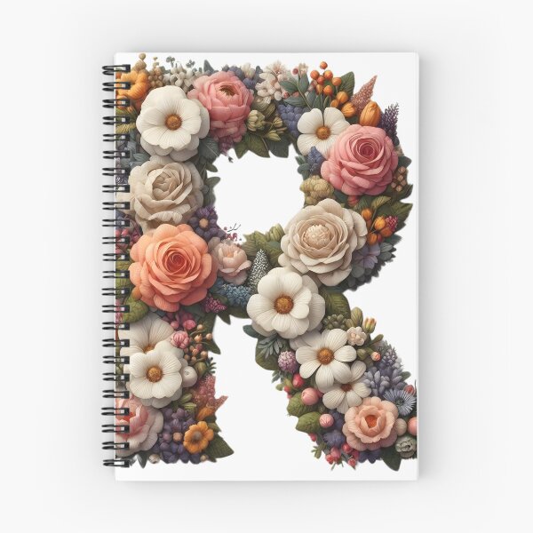 Item preview, Letter “R” containing flowers designed and sold by yeekazar.