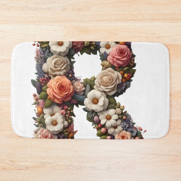 Item preview, Letter “R” containing flowers designed and sold by yeekazar.