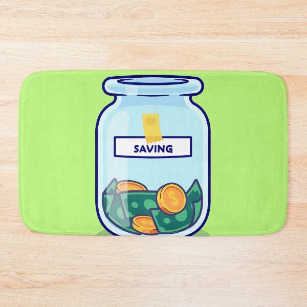 Item preview, Golden Savings: Money Gold Coin in Jar Cartoon Vector Icon designed and sold by hjian8219.