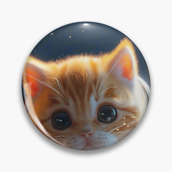 Item preview, Brave Adorable Kitty Space Suit Astronaut Explorer designed and sold by Mullet Monkey.