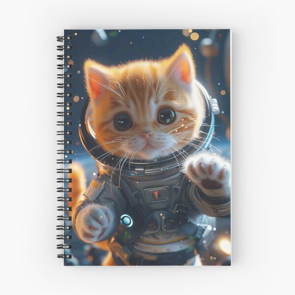 Item preview, Brave Adorable Kitty Space Suit Astronaut Explorer designed and sold by Mullet Monkey.