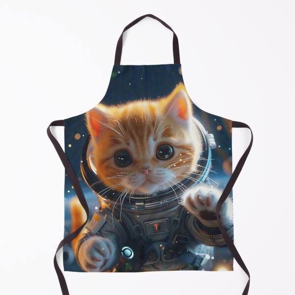 Item preview, Brave Adorable Kitty Space Suit Astronaut Explorer designed and sold by Mullet Monkey.