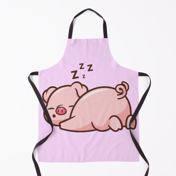 Item preview, Snoozy Pig: Cute Sleeping Pig Cartoon Vector Icon" designed and sold by hjian8219.