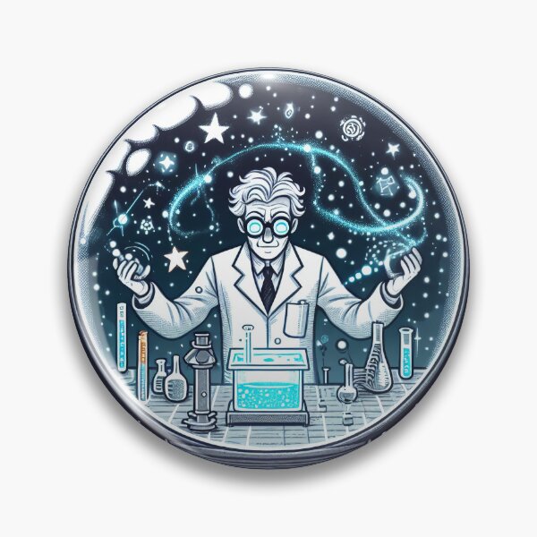Item preview, Mad Scientist Stamp designed and sold by stickyfoot.