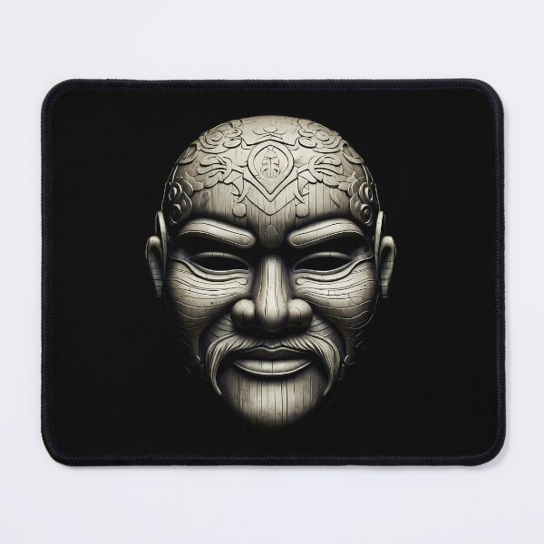 Item preview, Feudal Japanese War Mask designed and sold by mrtraz.