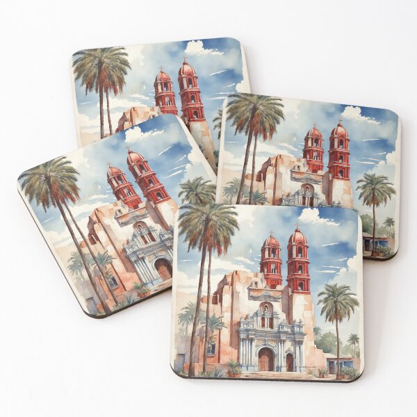 Item preview, Sinaloa El Rosario Mexico Magic Town Vintage Travel Tourism Watercolor Poster  designed and sold by TravelersGems.