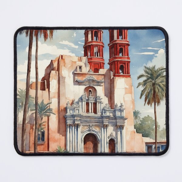 Item preview, Sinaloa El Rosario Mexico Magic Town Vintage Travel Tourism Watercolor Poster designed and sold by TravelersGems.
