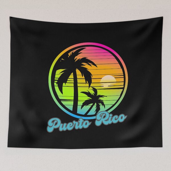 Item preview, PUERTO RICO - Puerto Rican Vintage Sunset, Puerto Rico Sunrise, Beach Lifestyle, Spring Break, Tropical Vacation designed and sold by Sun Sand & Sea Art.