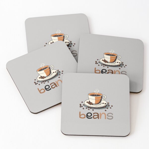 Item preview, coffee cup  and beans  designed and sold by CaffeineDose.