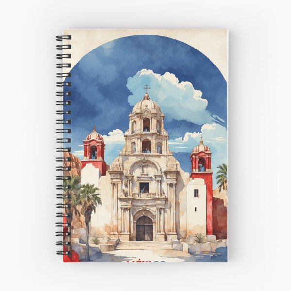 Artikelvorschau, Guerrero Coahuila Mexiko Magic Town Vintage Reisetourismus Aquarell Poster entworfen und verkauft von TravelersGems.
