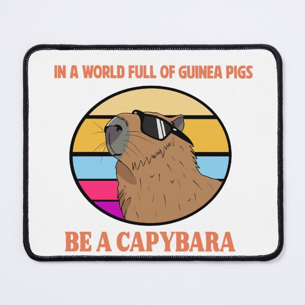 Item preview, Cute Funny Be A Capybara Retro designed and sold by Bored Imagination .