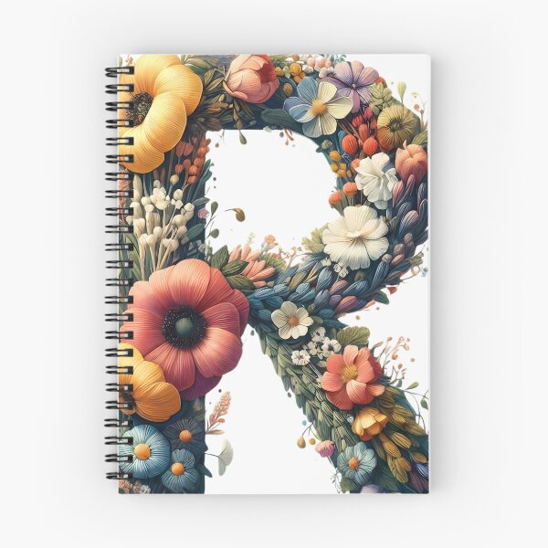 Item preview, Letter “R” containing flowers designed and sold by yeekazar.