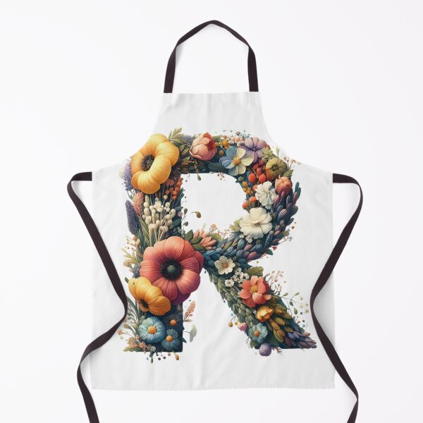 Item preview, Letter “R” containing flowers designed and sold by yeekazar.