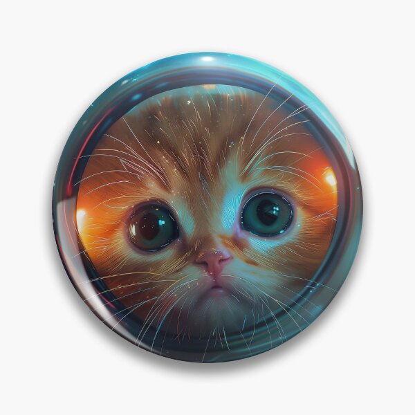 Item preview, Cute Kitten Kitty Astronaut in Outer Space designed and sold by Mullet Monkey.
