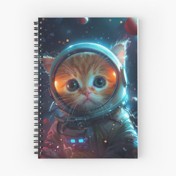Item preview, Cute Kitten Kitty Astronaut in Outer Space designed and sold by Mullet Monkey.