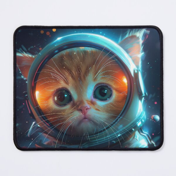Item preview, Cute Kitten Kitty Astronaut in Outer Space designed and sold by Mullet Monkey.