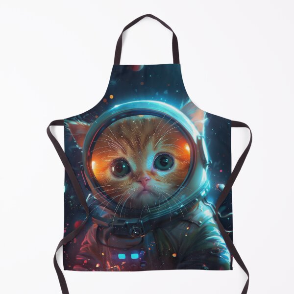 Item preview, Cute Kitten Kitty Astronaut in Outer Space designed and sold by Mullet Monkey.