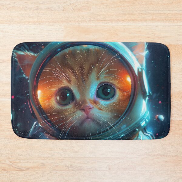 Item preview, Cute Kitten Kitty Astronaut in Outer Space designed and sold by Mullet Monkey.