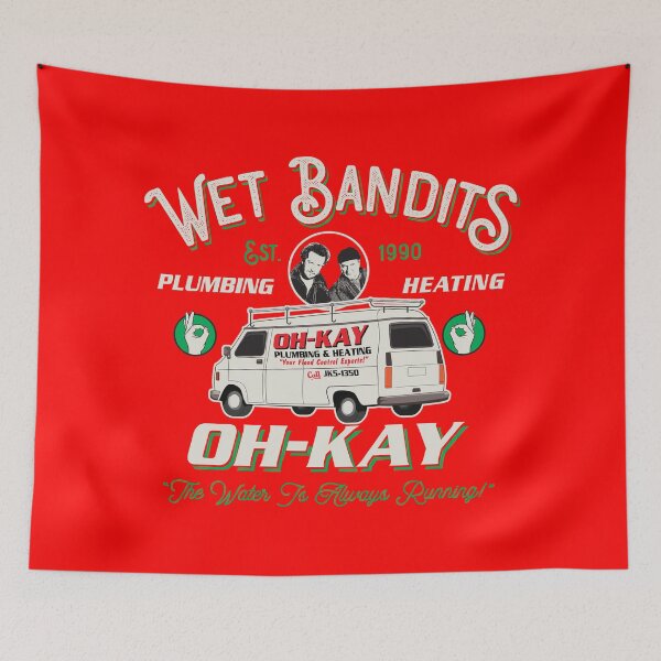 Item preview, Wet Bandits Plumbing & Heating Dks designed and sold by Alema Art.