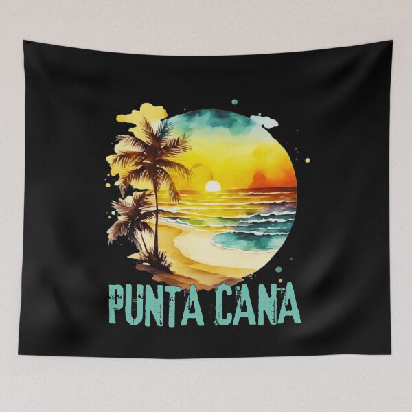 Item preview, PUNTA CANA - Punta Cana Vintage Sunset, Dominican Republic Sunrise, Beach Lifestyle, Spring Break, Tropical Vacation designed and sold by Sun Sand & Sea Art.