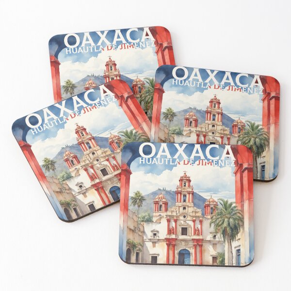 Item preview, Huautla de Jimenez Oaxaca Mexico Magic Town Vintage Travel Tourism Watercolor Poster  designed and sold by TravelersGems.
