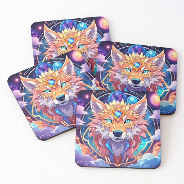 Item preview, Cosmic Orange Wolf designed and sold by ColdwolfDesigns.