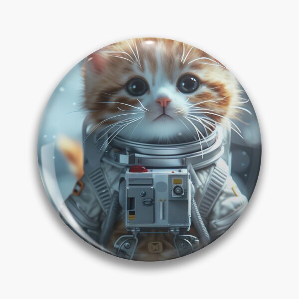 Item preview, Adorable Kitten Astronaut Exploring Foreign Planet designed and sold by Mullet Monkey.