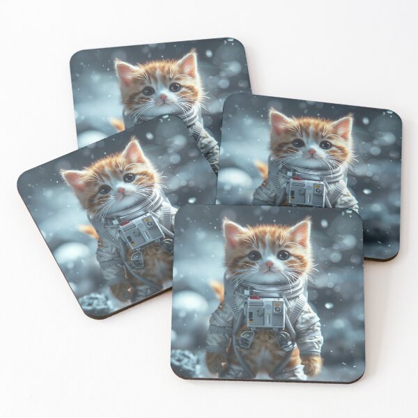 Item preview, Adorable Kitten Astronaut Exploring Foreign Planet designed and sold by Mullet Monkey.