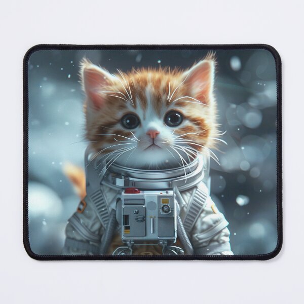 Item preview, Adorable Kitten Astronaut Exploring Foreign Planet designed and sold by Mullet Monkey.
