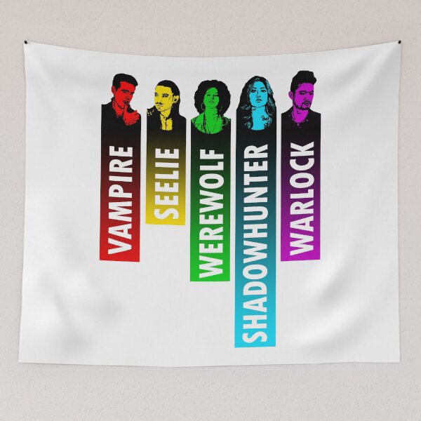 Item preview, The Shadow World in Rainbow - White designed and sold by sarahjean95.