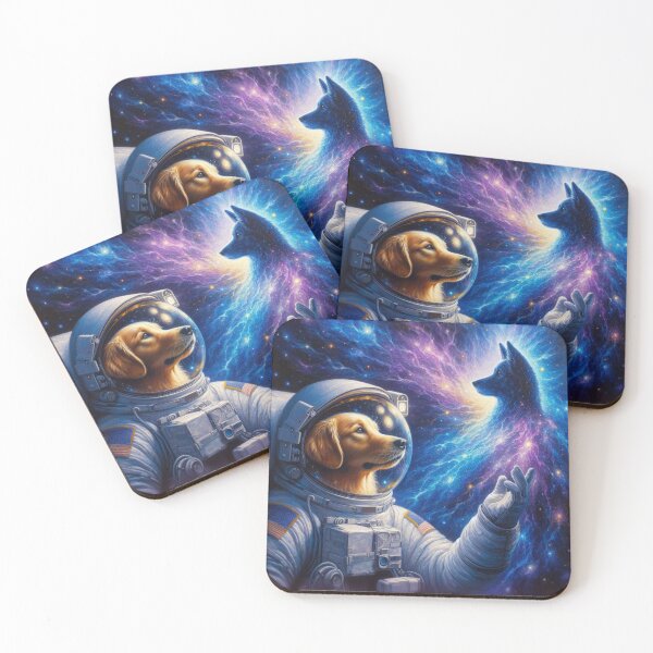 Item preview, Cosmic Canine Quest: Golden Retriever in Space designed and sold by TDKCustoms.