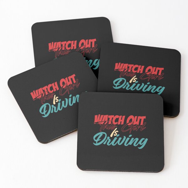 Item preview, Funny Retro Watch out this girl is driving For New Drivers designed and sold by 07Art.