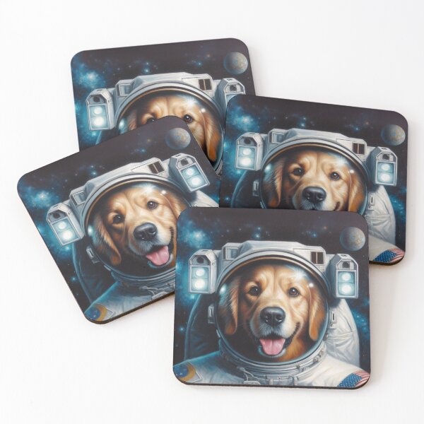 Item preview, Stellar Paws: Golden Retriever's Celestial Odyssey designed and sold by TDKCustoms.