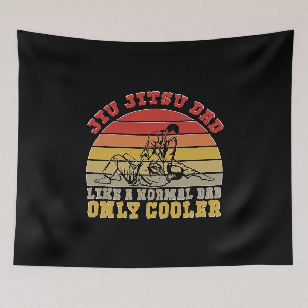 Item preview, Funny Retro Jiu Jitsu Dad Like A Normal Dad Only Cooler Father's Day designed and sold by 07Art.