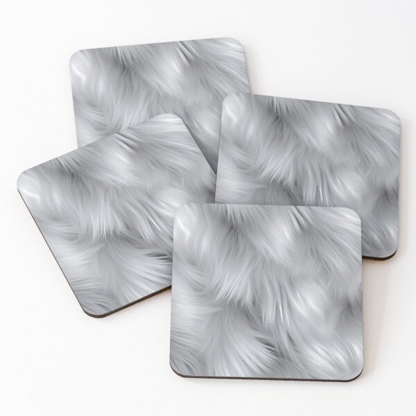 Item preview, Gray 2 shiny fluffy feathers designed and sold by LittleWorldShop.