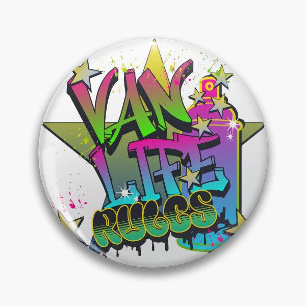 Item preview, Van Life Rules Graffiti Design designed and sold by MapleV.