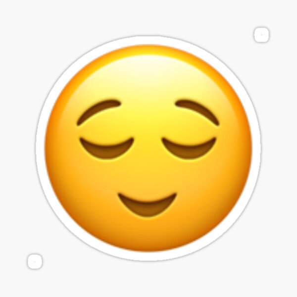 Item preview, Pleased Emoji designed and sold by tamsclub.
