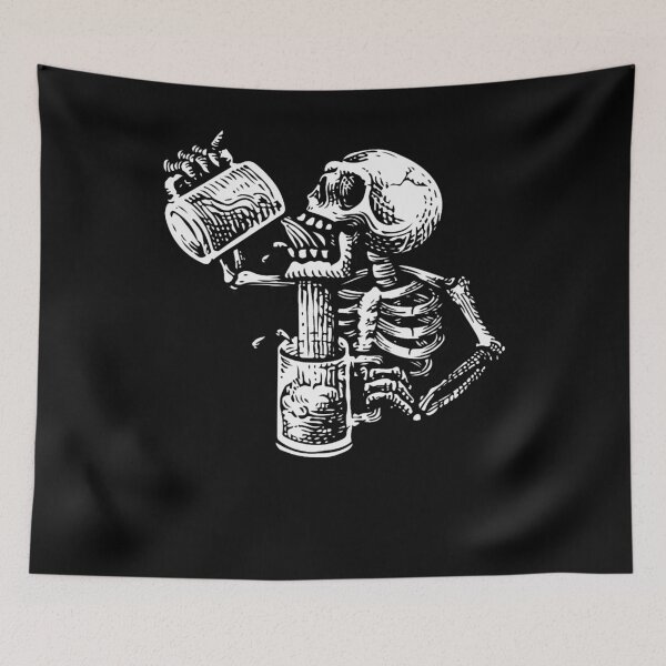 Item preview, Drunk skull designed and sold by MarcPascav1.