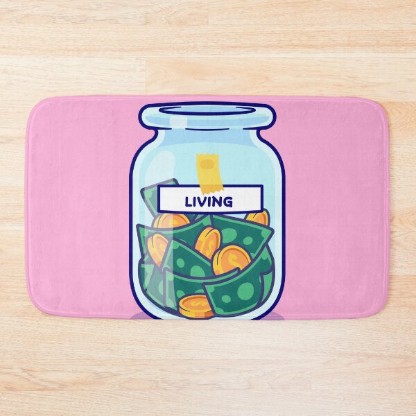 Item preview, Golden Savings: Money Coin Jar Cartoon Vector Icon designed and sold by hjian8219.