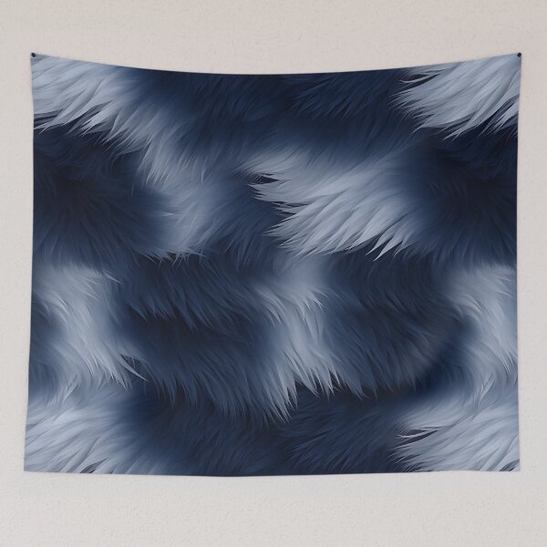 Item preview, Blue shiny fluffy feathers designed and sold by LittleWorldShop.