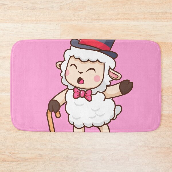 Item preview, Business Shepherd: Cute Sheep Holding Stick Cartoon Vector Icon designed and sold by hjian8219.