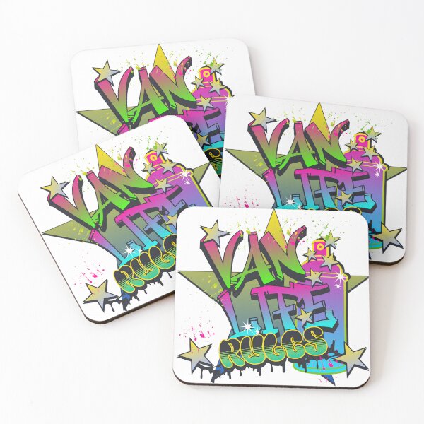 Item preview, Van Life Rules Graffiti Design designed and sold by MapleV.