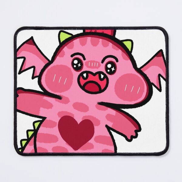 Item preview, Super cute pink dinosaur designed and sold by chukameow.