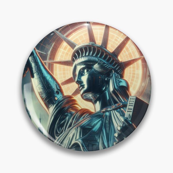 Item preview, Neon Liberty: Futuristic Rendition of the Statue of Liberty designed and sold by TDKCustoms.