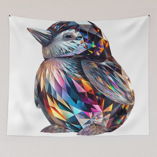 Item preview, Faceted Fledgling: The Crystal Penguin designed and sold by mahajone.