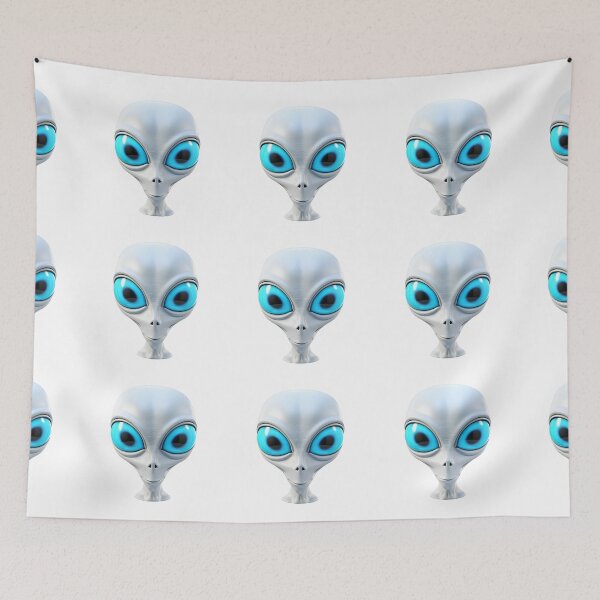 Item preview, 3D Cartoon Alien, Logo, Sticker, Wall arts, Art Prints and More designed and sold by Kevin Lou.