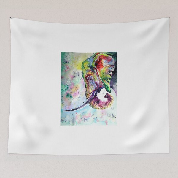 Item preview, Colourful elephant dreaming designed and sold by kovacsannabrigi.