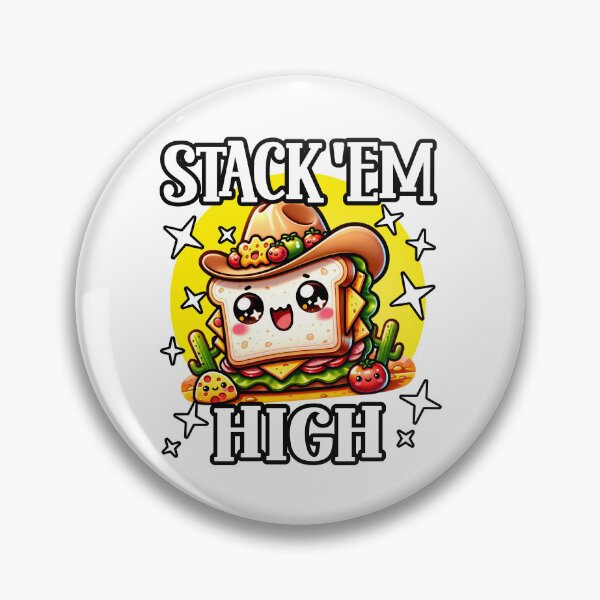 Artikelvorschau, Stack 'Em High Cowboy Sandwich Western entworfen und verkauft von DPlumDesign.