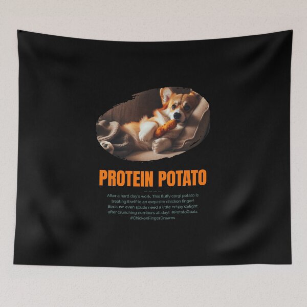 Item preview, Protein Potato, Corgi, Couch Potato, Chicken Love designed and sold by Eagleson21.